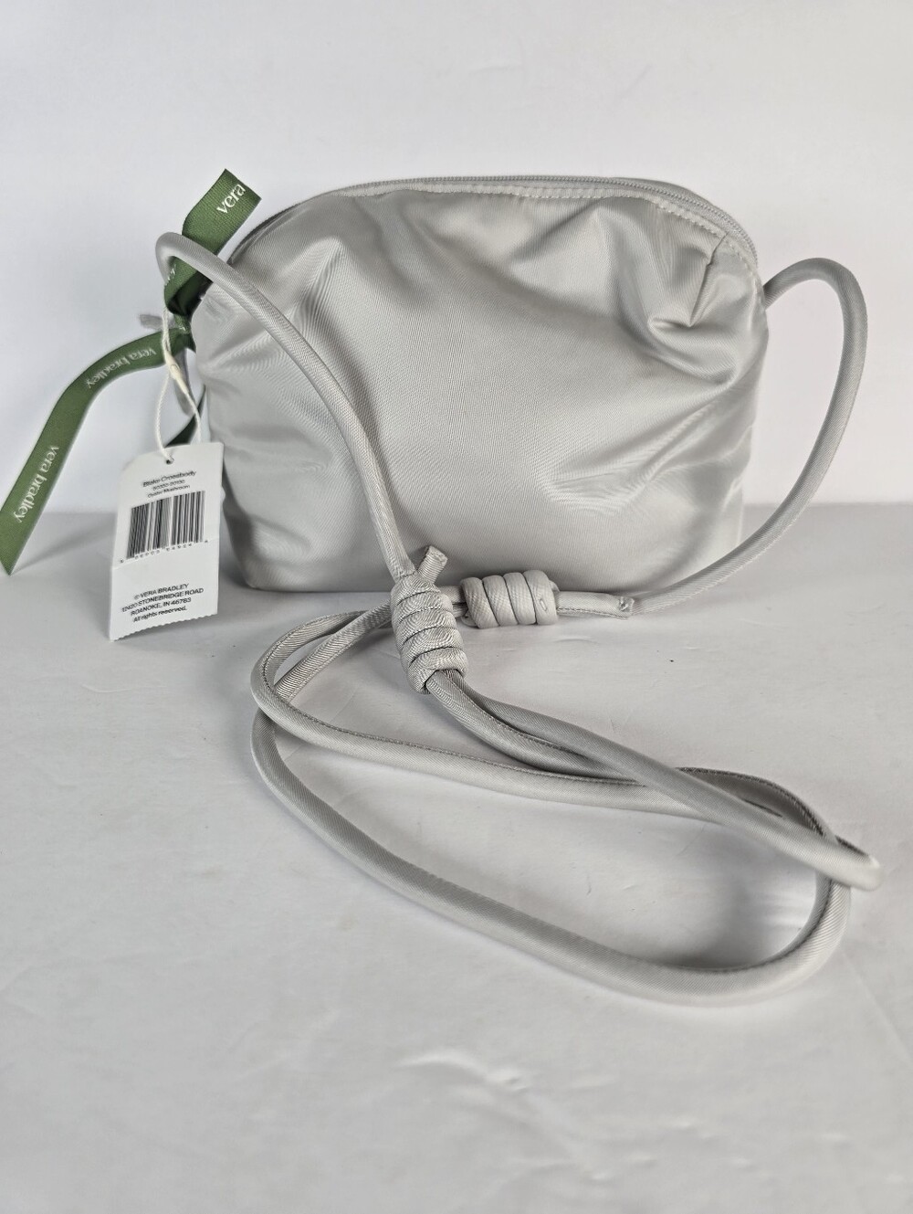 NWT Vera Bradley Blake Crossbody Slip Knot Detail Oyster Mushroom Quiet Luxury
